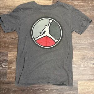 Jordan Charcoal Jumpman Logo Tee